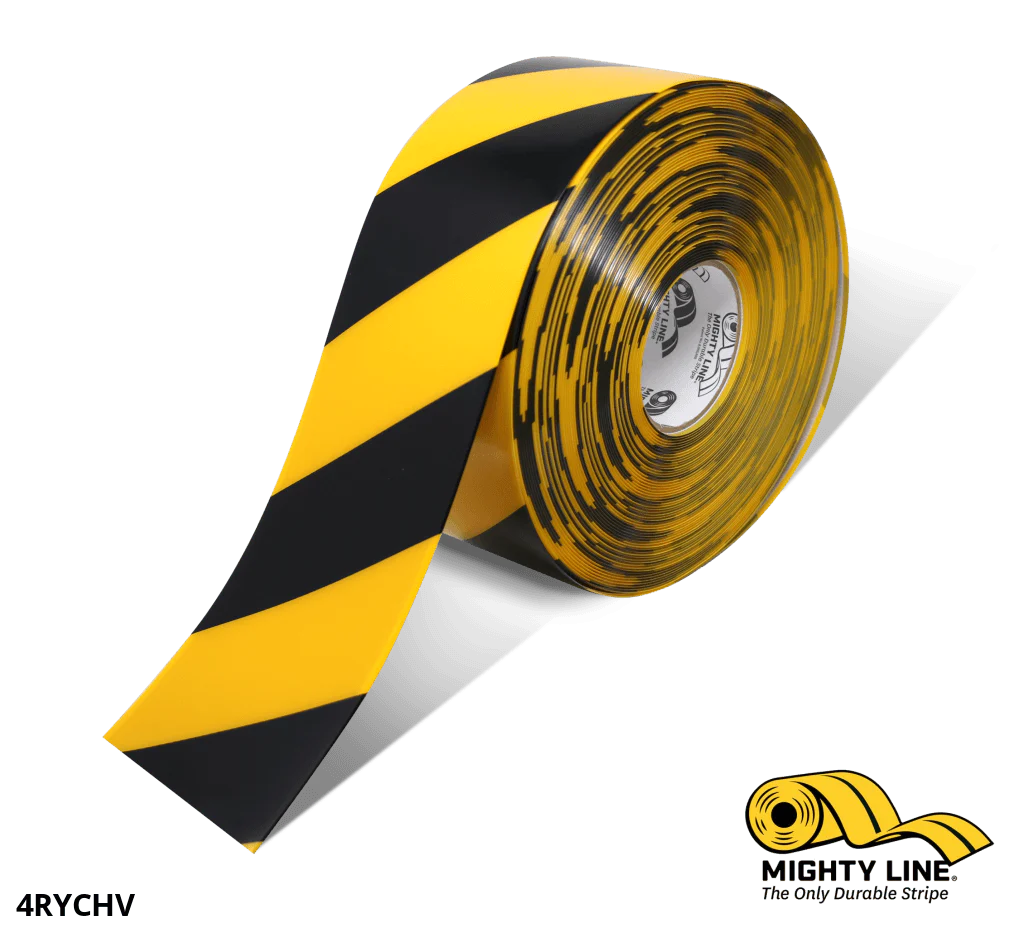 Floor Tape - Diagonal, Hazard Floor Tape
