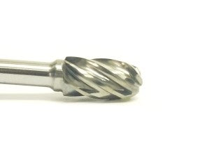 Cylindrical Radius End Carbide Burrs