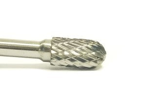 Cylindrical Radius End Carbide Burrs