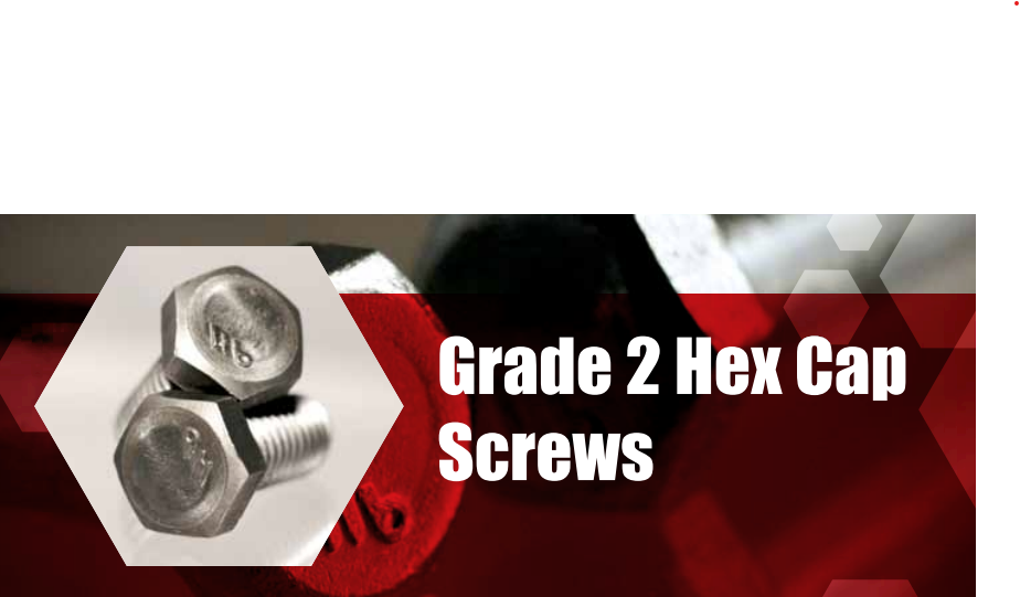 Grade 2 Hex Cap Screws