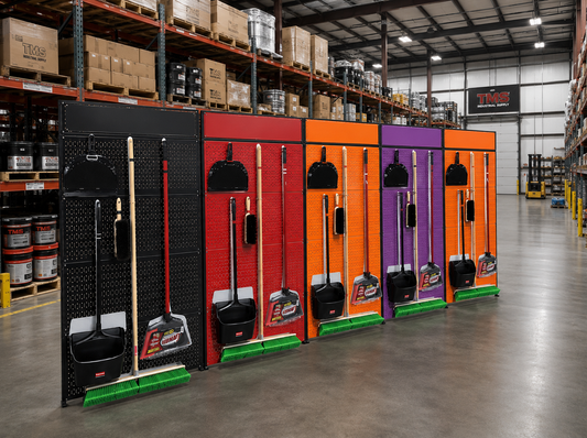 Customizeable 5S Broom Rack