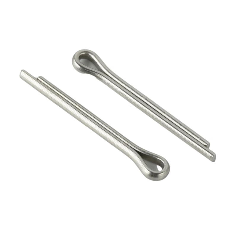 Cotter Pin,1/8 in dia,1 in L,PK100: Extended Prong, Inch, 1/8 in Pin Dia, 1 in Shank Lg, 100 PK