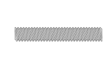 Threaded Rod, 1-1/4"-5, Alloy Steel, Plain Finish, 12 in Length