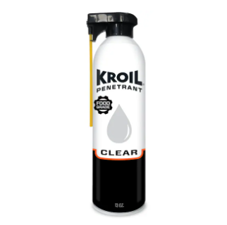 Penetrant, 13 oz, Aerosol Spray Can, Petroleum Distillates Base, 120 Degrees F Max Op Temp, H1- Food Grade, Colorless