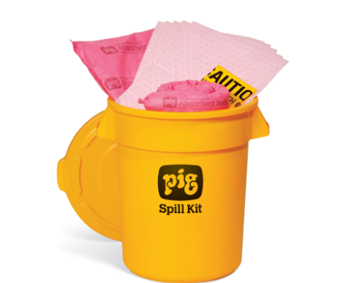 PIG® HazMat Spill Kit in 20-Gallon High-Visibility Economy Container
