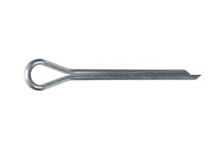 Cotter Pin,3/64 in dia,0.5 in L,PK500: Extended Prong, Inch, 3/64 in Pin Dia, Steel, 500 PK