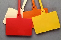 Blank Flag Zip Ties